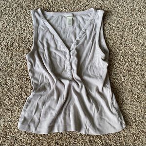 NWOT Button Down Tank